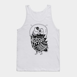 Owl Astronaut Tank Top